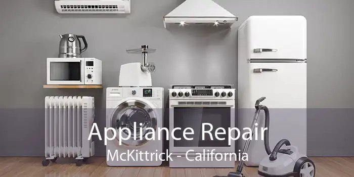 Appliance Repair McKittrick - California