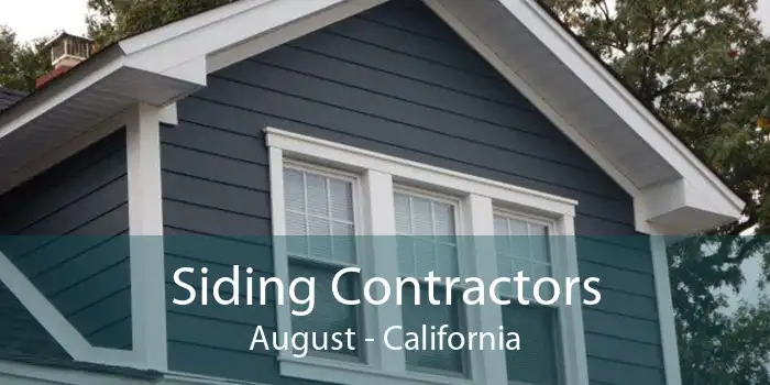 Siding Contractors August - California