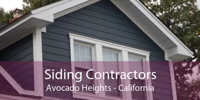 Siding Contractors Avocado Heights - California