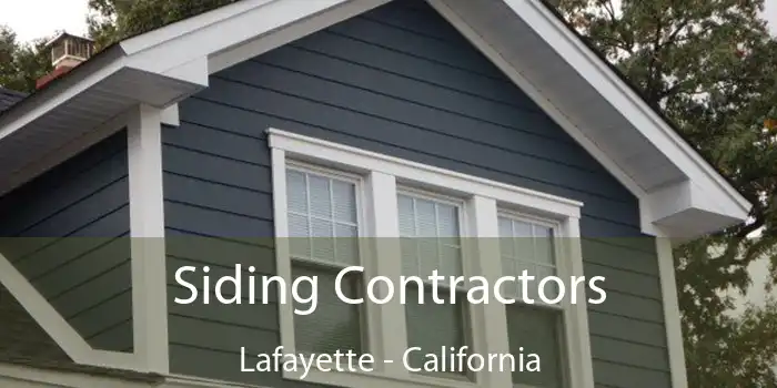 Siding Contractors Lafayette - California