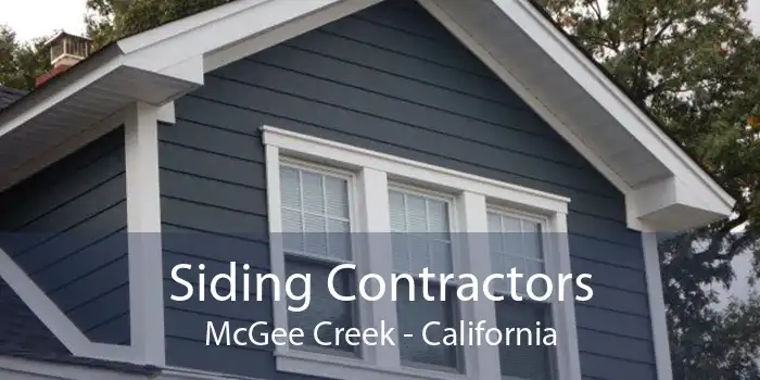 Siding Contractors McGee Creek - California