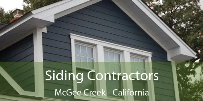 Siding Contractors McGee Creek - California