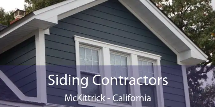 Siding Contractors McKittrick - California