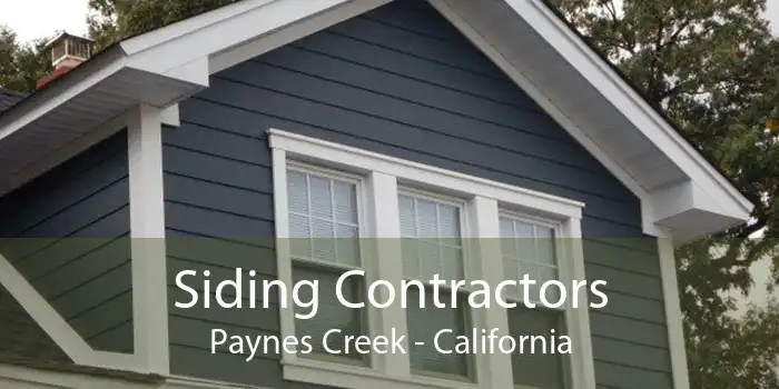 Siding Contractors Paynes Creek - California
