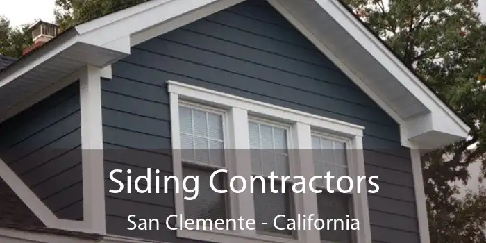 Siding Contractors San Clemente - California