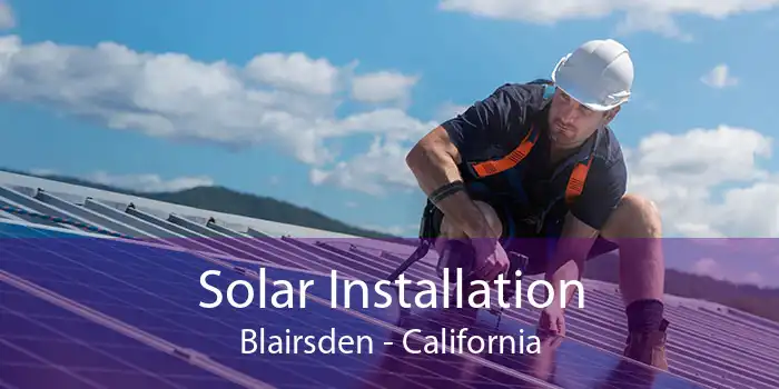 Solar Installation Blairsden - California