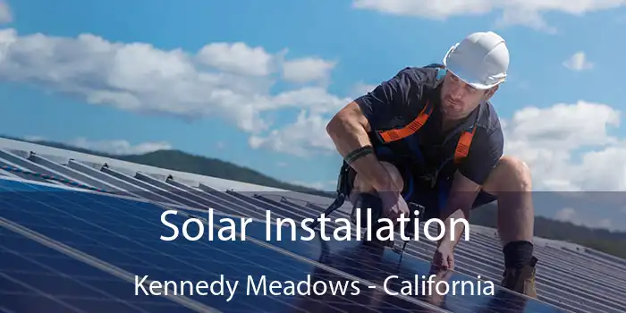 Solar Installation Kennedy Meadows - California