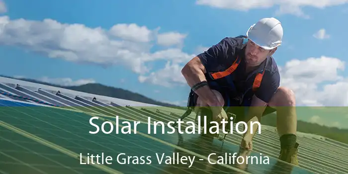 Solar Installation Little Grass Valley - California