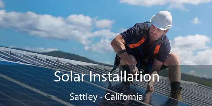 Solar Installation Sattley - California