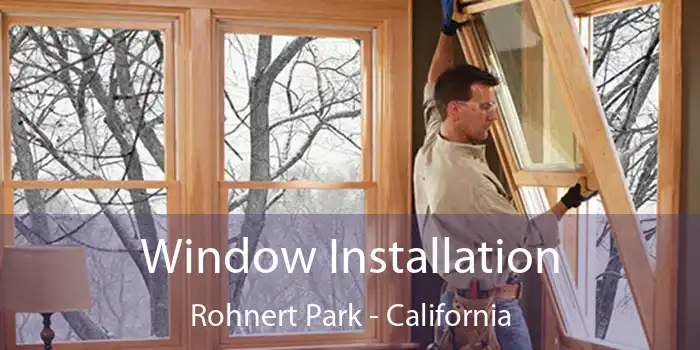 Window Installation Rohnert Park - California